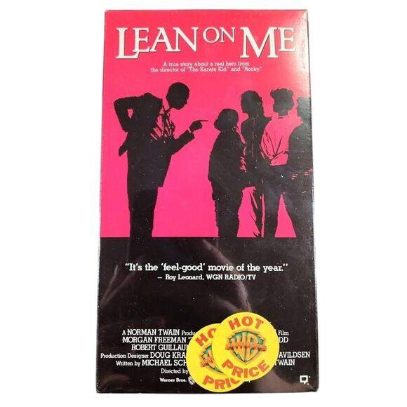 Lean On Me (1989, VHS, PG-13) SEALED WHV Watermark - Picture 1 of 3